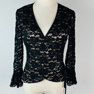 Liz Claiborne wrap blouse